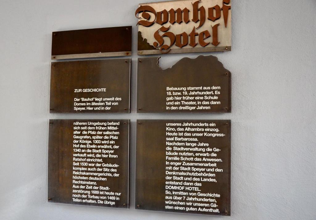 Hotel Domhof Speyer Dış mekan fotoğraf
